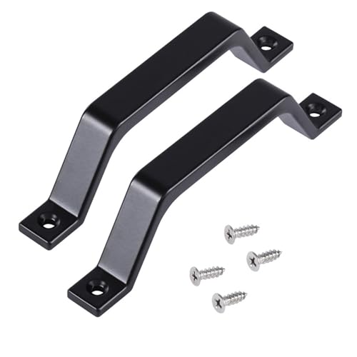 GAOFESA 2 elegante 15,4 cm Scheunentürgriffe, stabile Aluminiumlegierung, tragbar, für Kleiderschrank und Schreibtischschubladen, Schrankschubladen GAOFESA 2 elegante 15,4 cm Scheunentürgriffe, stabile Aluminiumlegierung, tragbar, für Kleiderschrank und Schreibtischschubladen, Schrankschubladen von GAOFESA