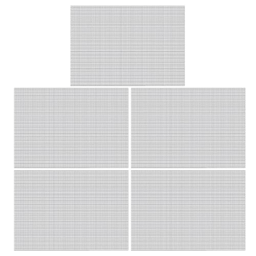 GAOFESA 5 x Blumentöpfe mit Lochgittern, Netz, Bonsaisunterseite, Matte, hält Bodenablauf, Netzpolster, Ersatz-Pad von GAOFESA