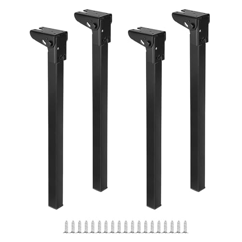 GAOFESA Faltbare Metallbeine für Büro-Couchtische, Laptop-Tisch, robuste Möbelbeine mit Befestigungsschraube, 20 cm/25 cm/30 cm/35 cm Höhe von GAOFESA