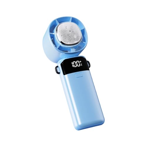 GAOFESA Handventilator, LED-Anzeige Lüfter Desktop-Ventilator 2000 mAh Praktischer kleiner Schreibtischventilator Tischventilator ABS-Textur Geeignet für Camping GAOFESA Handventilator, LED-Anzeige Lüfter Desktop-Ventilator 2000 mAh Praktischer kleiner Schreibtischventilator Tischventilator ABS-Textur Geeignet für Camping von GAOFESA