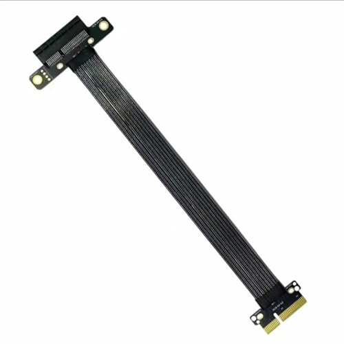 GAOFESA PCIe 4X Verlängerungskabel PCIE4.0 Stecker auf Buchse Extender Adapter für Computer-Grafikkarte von GAOFESA