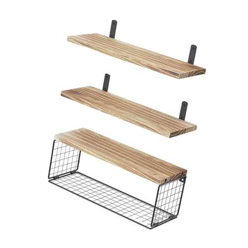 GAOFESA Platzsparendes Badezimmer-Regal aus Holz, stabile Designs, schwebendes Regal, Heimdekoration, einfach zu installierende Regale GAOFESA Platzsparendes Badezimmer-Regal aus Holz, stabile Designs, schwebendes Regal, Heimdekoration, einfach zu installierende Regale von GAOFESA