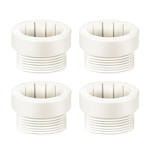 GAOFESA Poolschirm-Stabilisator-Adapter, Gewinde-Adapterhülsen, Pool-Schirmhülse, Schirmstangen, Stabilisator für den Außenbereich, 4 Stück von GAOFESA