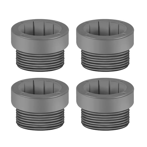 GAOFESA Poolschirm-Stabilisator-Adapter, Gewinde-Adapterhülsen, Pool-Schirmhülse, Schirmstangen, Stabilisator für den Außenbereich, 4 Stück von GAOFESA