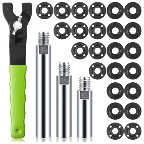 GAOFESA Schleifmaschine Schraubenschlüssel und Mutter Set Grinder Flansch Mutter Set Industrial Grinder Komponente Schraubenschlüssel Set für Verschiedene Anwendungen Schleifer Zubehör GAOFESA Schleifmaschine Schraubenschlüssel und Mutter Set Grinder Flansch Mutter Set Industrial Grinder Komponente Schraubenschlüssel Set für Verschiedene Anwendungen Schleifer Zubehör von GAOFESA
