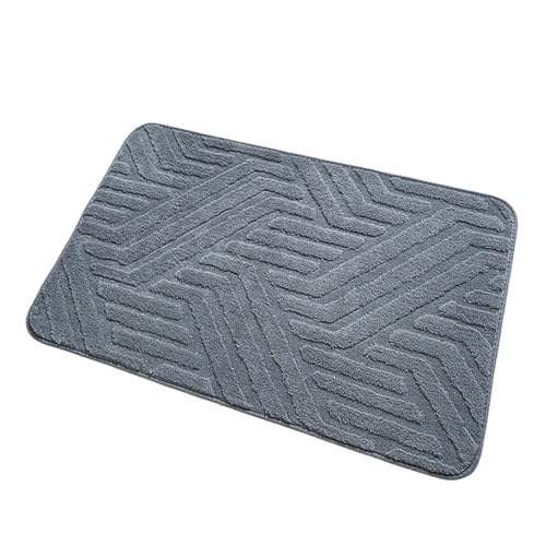 GAOFESA Schwere Dutys Badezimmer Teppich 16x24 Zoll Super Saugfähiger Mikrofaserbodenmatte Nonskid Rückenlehre Badewanne Badematte von GAOFESA