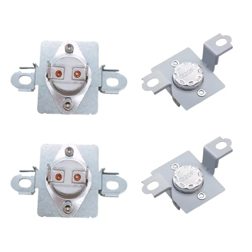 GAOFESA Trocknerbegrenzungs-Thermostat-Set 6931EL3003D Trockner-Grenzthermostat für AP4440975 1268366 EAP3530485 PS3530485 Trockner, schnelle Reaktion, 4 Stück GAOFESA Trocknerbegrenzungs-Thermostat-Set 6931EL3003D Trockner-Grenzthermostat für AP4440975 1268366 EAP3530485 PS3530485 Trockner, schnelle Reaktion, 4 Stück von GAOFESA