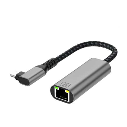 GAOFESA USB 3.0 auf Ethernet Adapter, USB Typ C auf Ethernet Adapter, RJ45 Netzwerk, tragbarer Kabeladapter für Laptops von GAOFESA