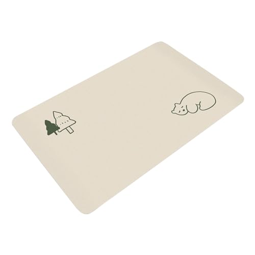 GAOFESA Weiche und saugfähige Badematte mit Tiermotiven, Küchenbodenmatte für sichere und stilvolle Heimdekoration von GAOFESA