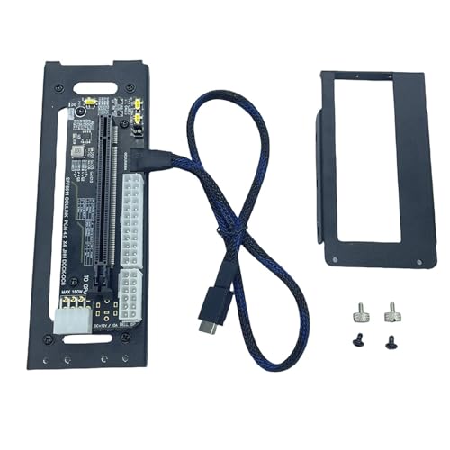 Laptop EGPU Halterung Externes Erweiterungsgerät Verbindung zu Hosts über M2OC1B Adapterkabel PCIE4.0X4 64G von GAOFESA