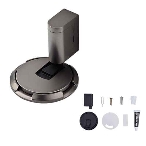 Mehrzweck-Türhalter ohne Bohren für einfache Installation in jedem Raum, bronzefarbener matter Türstopper Mehrzweck-Türhalter ohne Bohren für einfache Installation in jedem Raum, bronzefarbener matter Türstopper von GAOFESA