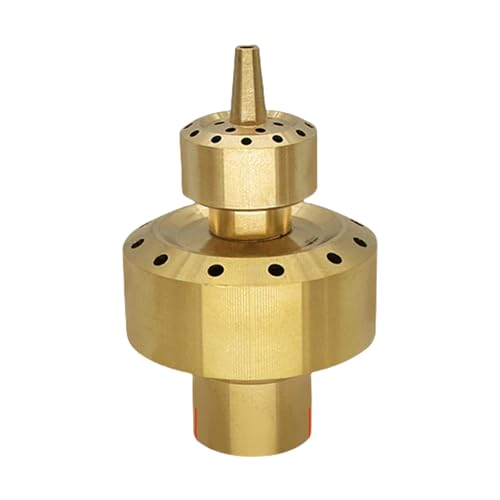 Messing Outdoor Wassersprühdüse für Garten Brunnen Teich Pool mit 2 Ebenen Design für Upgrade Brunnen Landschaft Messing Garten Brunnen Sprinklerkopf Messing Outdoor Wassersprühdüse für Garten Brunnen Teich Pool mit 2 Ebenen Design für Upgrade Brunnen Landschaft Messing Garten Brunnen Sprinklerkopf von GAOFESA