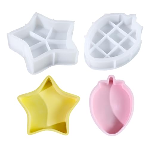 Multi Purpose Display Tablett Silikonform Schmuckdesigner Erdbeer Stern Silikonform Für Die Organisation Von Zubehör von GAOFESA