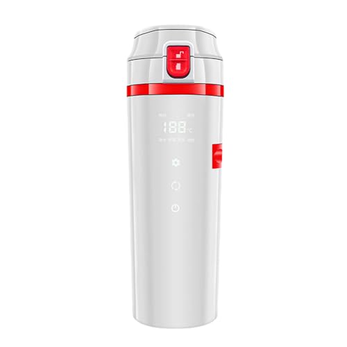 Reisefreundlicher beheizter Wasserkocher, 500 ml, tragbarer Heizbecher, elektrischer Heißwasserbecher, hält unterwegs hydratisiert Reisefreundlicher beheizter Wasserkocher, 500 ml, tragbarer Heizbecher, elektrischer Heißwasserbecher, hält unterwegs hydratisiert von GAOFESA