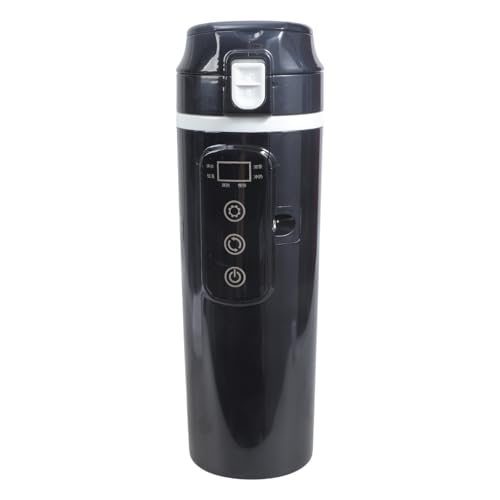 Reisefreundlicher beheizter Wasserkocher, 500 ml, tragbarer Heizbecher, elektrischer Heißwasserbecher, hält unterwegs hydratisiert von GAOFESA