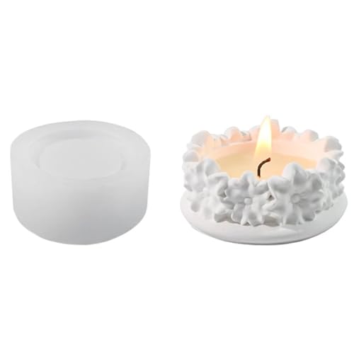 Silikonformen mit Blumenmuster, Epoxidharz, Silikonformen für Kerzenhalter, Teelichthalter, Heimdekoration, Betonhalter, Silikonformen Silikonformen mit Blumenmuster, Epoxidharz, Silikonformen für Kerzenhalter, Teelichthalter, Heimdekoration, Betonhalter, Silikonformen von GAOFESA