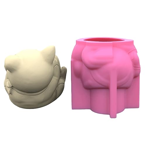 Tiere Stifthalter Gips Blütenstopf Silikonform Epoxidgift Form Sukkulente Vase Zementform Kerzenhalterform Form von GAOFESA