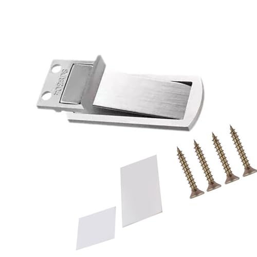 Türstopper für Badezimmer, dünn, unsichtbar, Stahl, einfach zur Staubprävention, platzsparender Türmagnet Türstopper für Badezimmer, dünn, unsichtbar, Stahl, einfach zur Staubprävention, platzsparender Türmagnet von GAOFESA