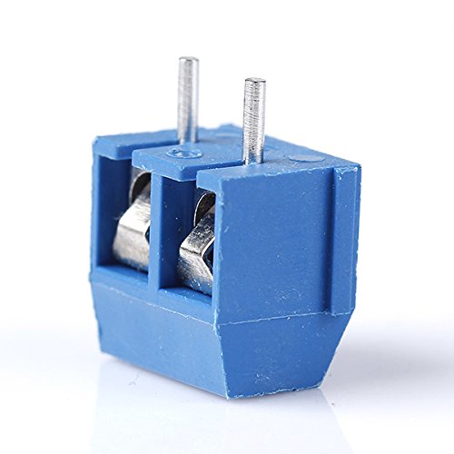 10 pcs KF301-2P 2-Pin Plug-in Terminal Block Connector 5.08mm Pitch Through Hole von GAOHOU