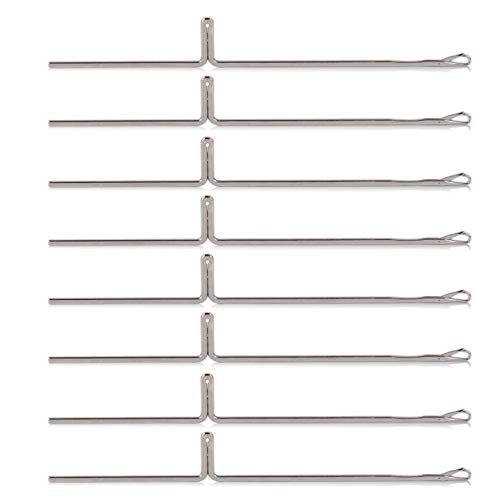 GAOHOU 50 Stück / Set Stahl-Strickmaschinennadeln kompatibel mit Brother 4,5 mm 5,6 Gauge Strickmaschinen KH970 KH940 KH868 KH860 KH871 KH821 von GAOHOU