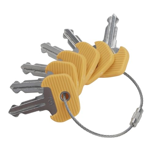 GAOHOU 6PCS Gabelstapler Zündschlüssel 701 Kompatibel mit Linde Gabelstapler Jungheinrich Stapler Paletten Gabelstapler 701 Schlüssel von GAOHOU