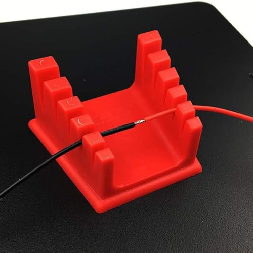 GAOHOU ABS Schweißdraht Befestigung Halterung Magnetischer Lötdrahthalter Kabelklemmhalter für 30AWG-12AWG Draht Schweißbank mit 5 Gängen GAOHOU ABS Schweißdraht Befestigung Halterung Magnetischer Lötdrahthalter Kabelklemmhalter für 30AWG-12AWG Draht Schweißbank mit 5 Gängen von GAOHOU
