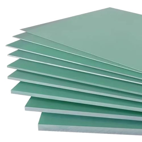 1 Stück/2 Stück FR-4 Glasfaserplatte, Dicke 0,5–10 Mm, Glasfaserplatte, 300 Mm × 300 Mm, Hellgrüne Epoxidharzplatte(300x300x10mm 1pcs) von GAOHUAF