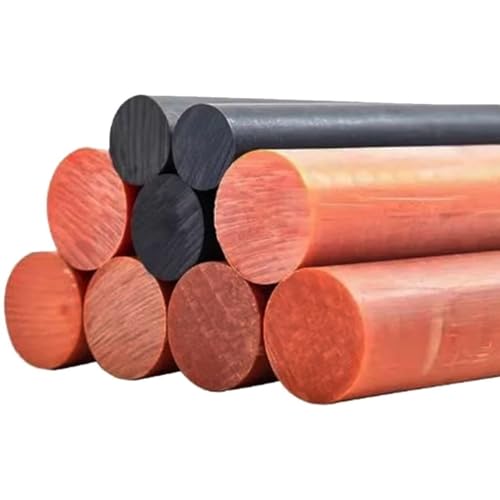1 Stück 12 Mm 15 Mm 20 Mm Schwarz/orange Bakelit-Stab, 500 Mm Isolierung Phenolzusammensetzung Stab Phenol-Formaldehyd-Harz-Stick(Black,20mm) von GAOHUAF