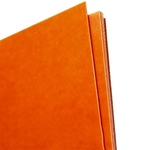 1 Stück Orangerote Elektrische Bakelitplatte, Dicke 0,5–2 Mm, Isolierte Plattenisolierung, Phenolharzplatten(0.8mm) von GAOHUAF