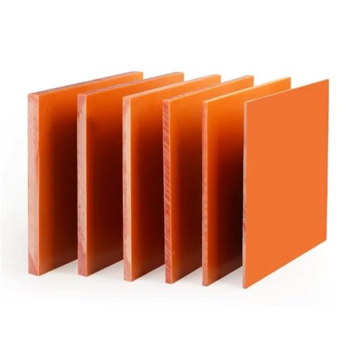 1 Stück Orangerotes Elektrisches Bakelit, 2 Mm 3 Mm 5 Mm 10 Mm Dicke Phenolharzplatten, Hochtemperatur-Isolierplatte(300mmx300mmx5mm) von GAOHUAF