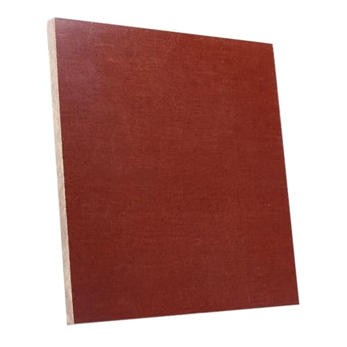 1 Stück Phenol-Bakelitplatte, Dicke 2 Mm - 20 Mm, Isolierverbundplatte Aus Brettschichtholz, Elektrische Holzgewebeplatte, Unterlegscheibe Aus Harzlaminatfurnier(6x100x100mm) von GAOHUAF