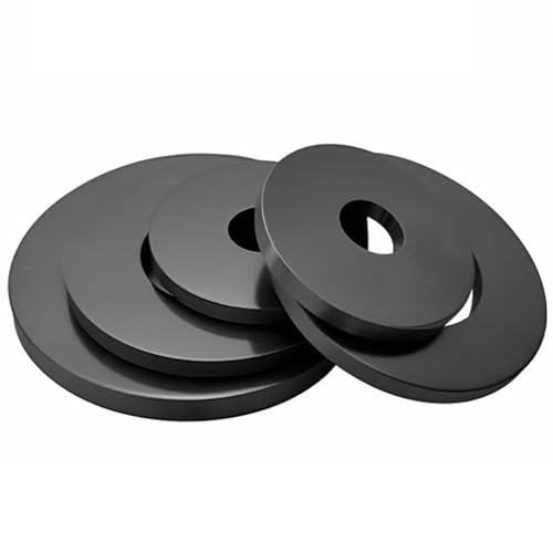 GAOHUAF 20 Stück Schwarze Unterlegscheibe Aus Weichem Gummi, M10 M11 M12 Anti-Öl-Dichtungskissen, Stoßdämpfende Dichtung, Dicke 1 Mm, 2 3 Mm, Wasserdichter Dichtungsring(11 * 19 * 3mm) von GAOHUAF