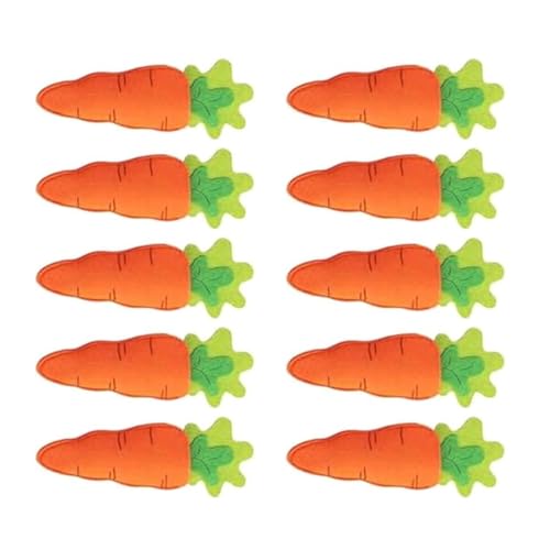 10pcs Easters Cutter Und Gabelhalter Pocket Castlery Beutel Karottenform von GAOINTELL