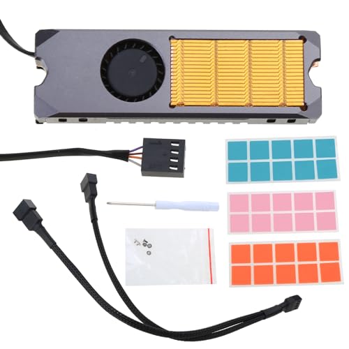 GAOINTELL Super Starkes Aluminium Für M.2 2280 SSD Festkörper Festplatte Kühlkörper Doppelseitig 2280 Desktop PCI E NVME Radiato GAOINTELL Super Starkes Aluminium Für M.2 2280 SSD Festkörper Festplatte Kühlkörper Doppelseitig 2280 Desktop PCI E NVME Radiato von GAOINTELL