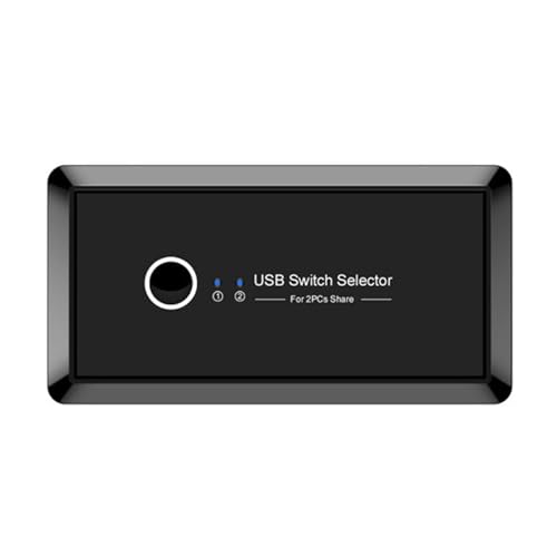 GAOINTELL USB3.0 Switcher Selector USB Switcher 4 Computer Share 2 Gerät Für Drucker Scanner Tastaturen USB Sharing Switcher von GAOINTELL