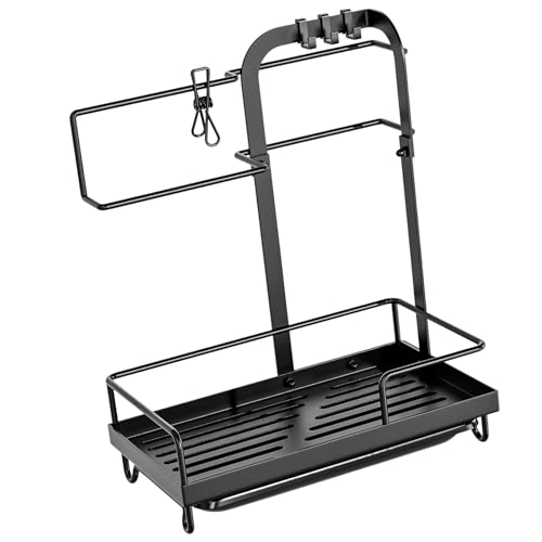 Rostproofes Küchenspüle Organisatoren Mit Abnehmbarem Tabletttuchstangenhaken Für Schwammbürsten Handschuhe Stoff Aufbewahrung Küchenspüle Organisatoren Rostproofes Küchenspüle Organisatoren Mit Abnehmbarem Tabletttuchstangenhaken Für Schwammbürsten Handschuhe Stoff Aufbewahrung Küchenspüle Organisatoren von GAOINTELL