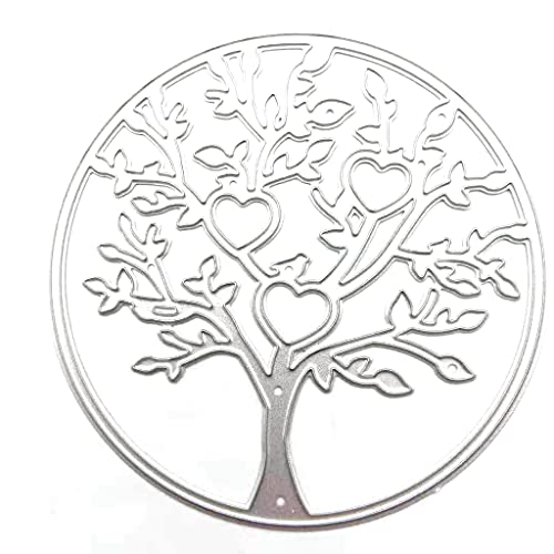 Round Tree Metall Schnittstirme Stendern Scrapbooking Album Paper Card Vorlage Form Form Präge Dekoration Schnittstabschablone Schablone von GAOINTELL