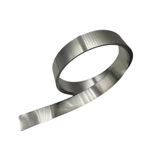 1 Stück 304 Metallfolienplatte, Silberstreifen, 1000 mm lange Edelstahl-Unterlegfolienrolle zur Reparatur(20x0.15mm) von GAOJUDAF