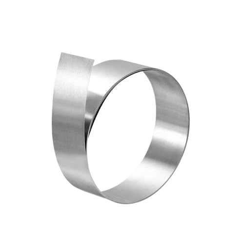 1 Stück poliertes 304-Stahlblech, Edelstahl-Streifenplatte, hochfeste Folie, Länge 100–1000 mm(0.2x10x1000mm) von GAOJUDAF