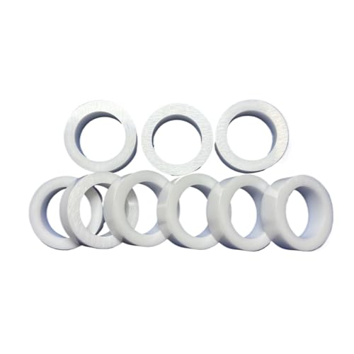 10 Stück Hohlrohre aus Zirkonia-Keramik, Außendurchmesser 26 mm x Innendurchmesser 18 mm, XL 8 mm, bearbeitbare Keramikringrohre 10 Stück Hohlrohre aus Zirkonia-Keramik, Außendurchmesser 26 mm x Innendurchmesser 18 mm, XL 8 mm, bearbeitbare Keramikringrohre von GAOJUDAF