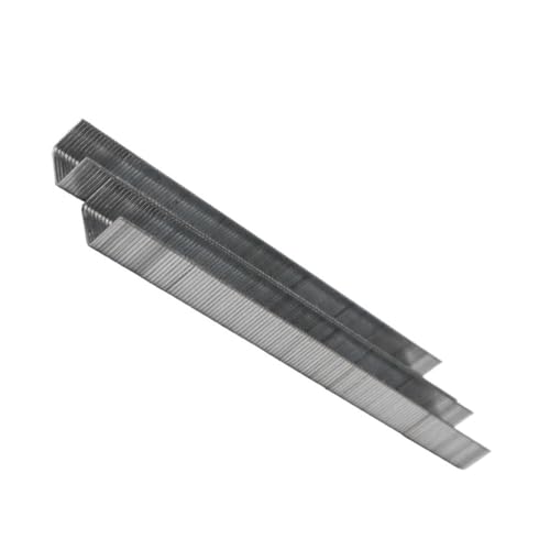 1000 Stück Holzbearbeitungsklammern, Befestigungsrahmennägel, Stifte, 10 mm Länge, for elektrische pneumatische Hefterwerkzeuge von GAOJUDAF