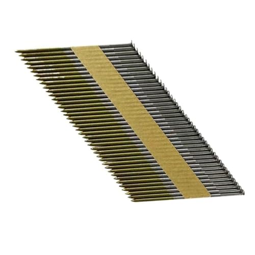 200 Stück Ziernägel 34 Grad, Papierstreifen-Reihennägel for Fenster, Compatible with PSN9034 Druckluftwerkzeug(50mm) von GAOJUDAF