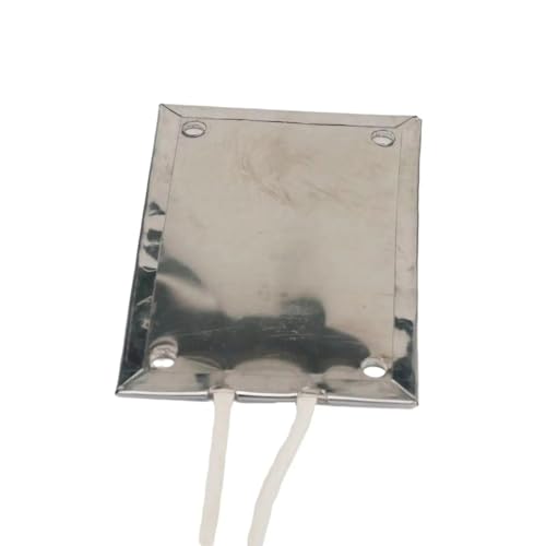 4 x 100 x 100 mm Edelstahl-Heizplatte, 220 V AC, quadratisch, tragbar, Edelstahl-Heizplatte, 1 Stück von GAOJUDAF