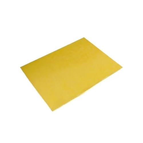 GAOJUDAF 1 Stück 3240 Epoxidharzplatte, Breite 150 mm – 400 mm, schwarz/weiße FR4-Glasfaserplatte for den Bau(Yellow,150X1000X0.2MM) von GAOJUDAF