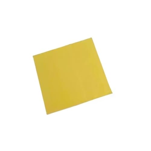 GAOJUDAF 1 Stück 3240 Epoxidharzplatte, Breite 150 mm – 400 mm, schwarz/weiße FR4-Glasfaserplatte for den Bau(Yellow,330X500X0.3MM) von GAOJUDAF