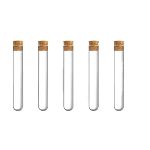 GAOJUDAF 20 Stück robuste, nützliche, feine Glasröhrchen mit Stopfen, 18 x 180 mm, Reagenzgläser for Experimente GAOJUDAF 20 Stück robuste, nützliche, feine Glasröhrchen mit Stopfen, 18 x 180 mm, Reagenzgläser for Experimente von GAOJUDAF
