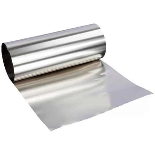 GAOJUDAF 304 Edelstahl-Unterlegscheibe, 0,01–0,5 mm, Metallfolienkarton, Kartonblatt for Labor, 1 Stück(0.1X100X1000mm) von GAOJUDAF
