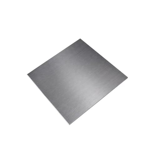 GAOJUDAF 304 Edelstahl-Unterlegscheibe, 0,01–0,5 mm, Metallfolienkarton, Kartonblatt for Labor, 1 Stück(0.1x100x100mm) von GAOJUDAF
