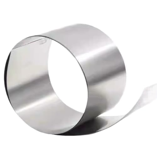 SS304 Edelstahlstreifenblech 0,01–3 mm, Hochtemperatur-Edelstahlfolie for Dächer, 1 Stück(0.08x100x1000mm) von GAOJUDAF