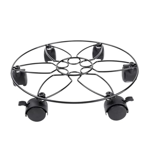 GAOJUNAN Plant Caddy mit Rädern Blumentopf Basis Tretlager Mobiler Blumenständer Aus Eisen Multifunktionstablett Blumenroller GAOJUNAN Plant Caddy mit Rädern Blumentopf Basis Tretlager Mobiler Blumenständer Aus Eisen Multifunktionstablett Blumenroller von GAOJUNAN